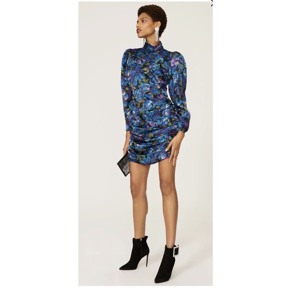 Ronny Kobo Annika Puff Sleeve Dress Small